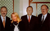 Hartmut Schauerte MdB (CDU), Elke Hoppe, Dr. Chrisitoph Zschocke (Vizeprsident ASU/BJU), Paul Dolan (v.l.n.r.)
